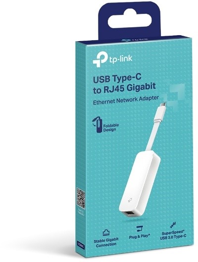 TP-LINK UE300C USB Type-C naar RJ45 Gigabit 3