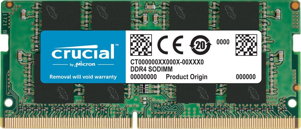 CRUCIAL 16GB DDR4-3200 Sodimm
