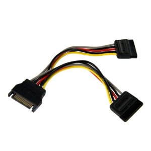 STARTECH SATA Power Y Splitter Cable Adapter