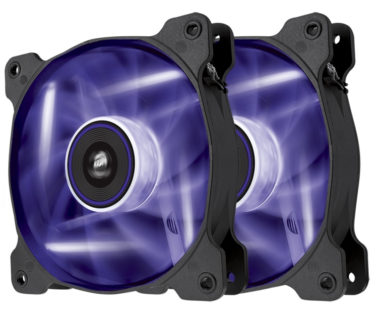 CORSAIR Air SP120 LED Purple Dual Pack