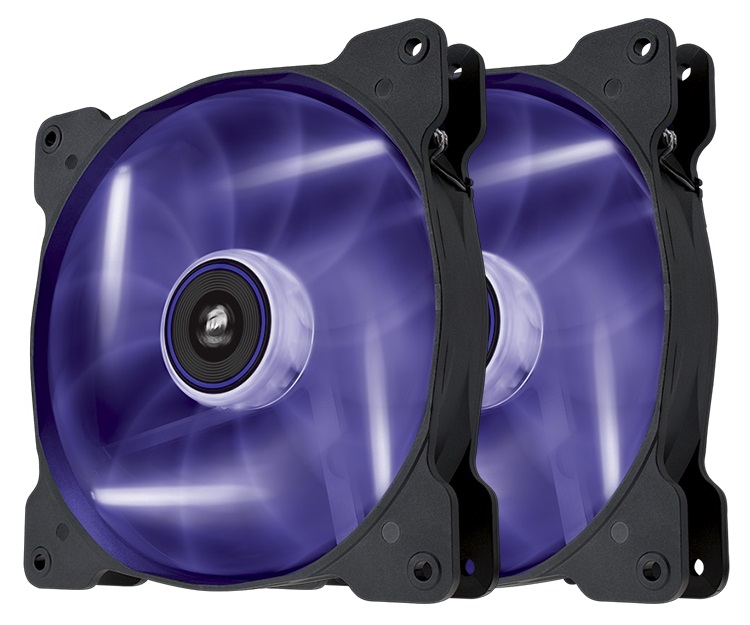 CORSAIR Air SP140 LED Purple Dual Pack