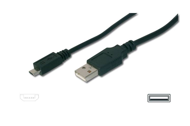 DIGITUS 1m USB to MicroUSB 
