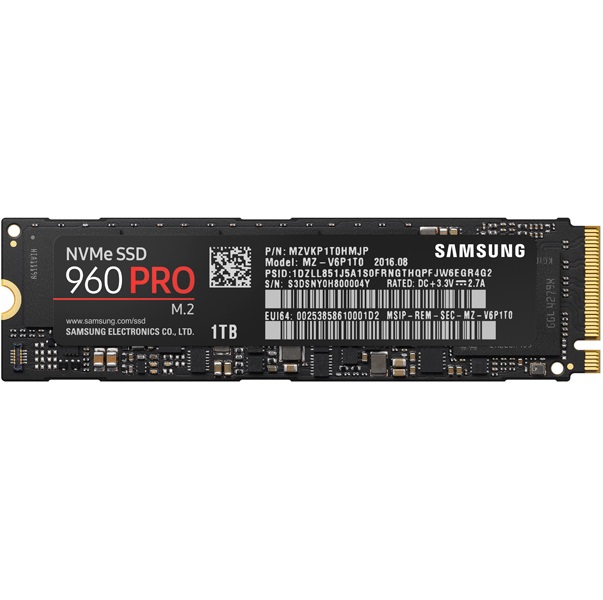 SAMSUNG 1000GB 960 PRO NVMe M.2