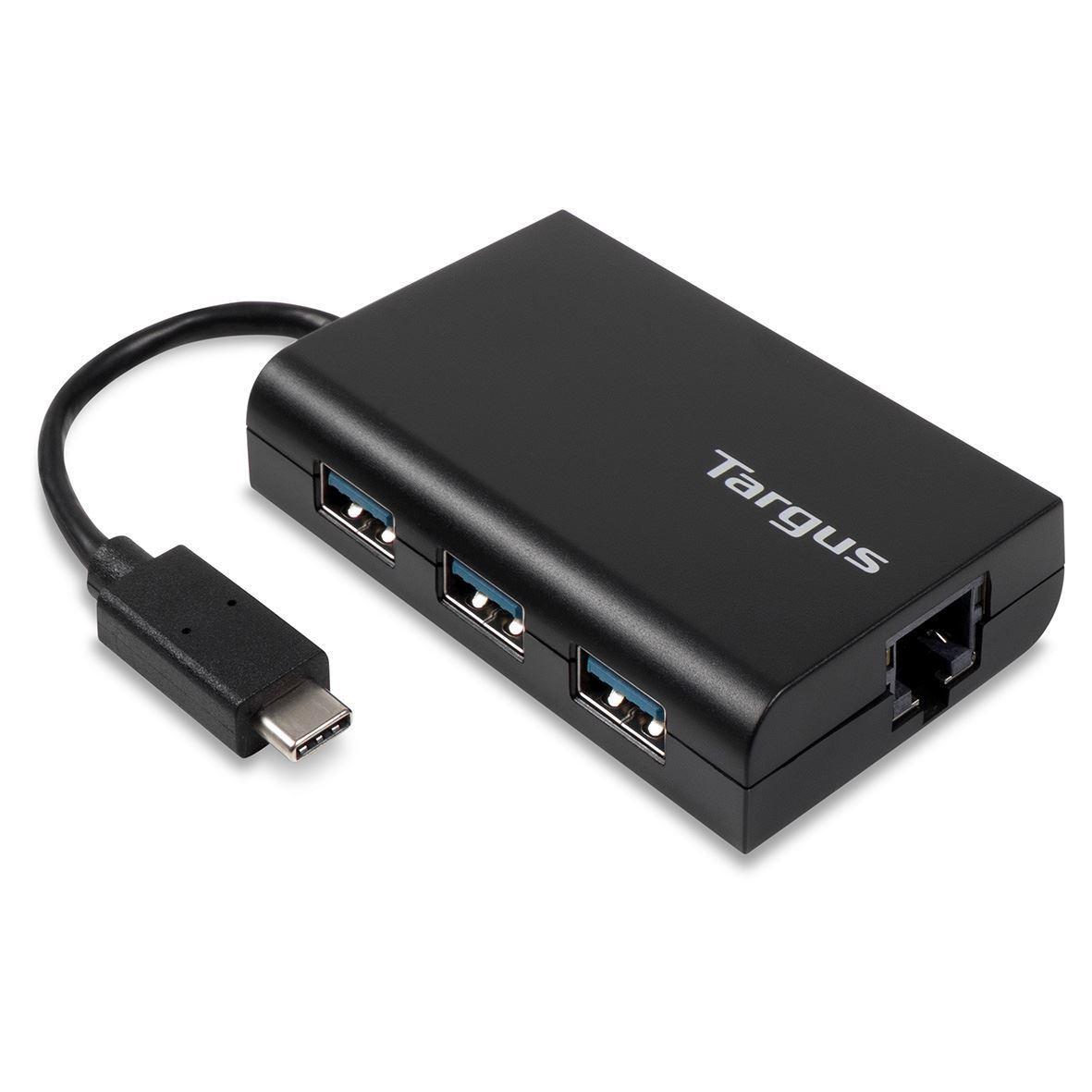 TARGUS USB-C Hub To 3x USB-A Ethernet