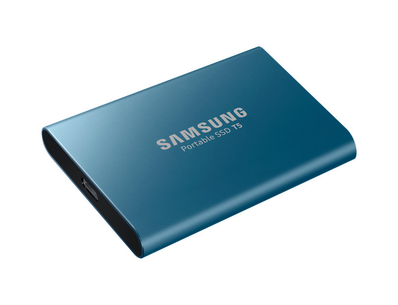 SAMSUNG 500GB Portable SSD T5 (Blue)
