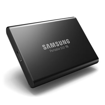 SAMSUNG 1000GB Portable SSD T5 (Black)