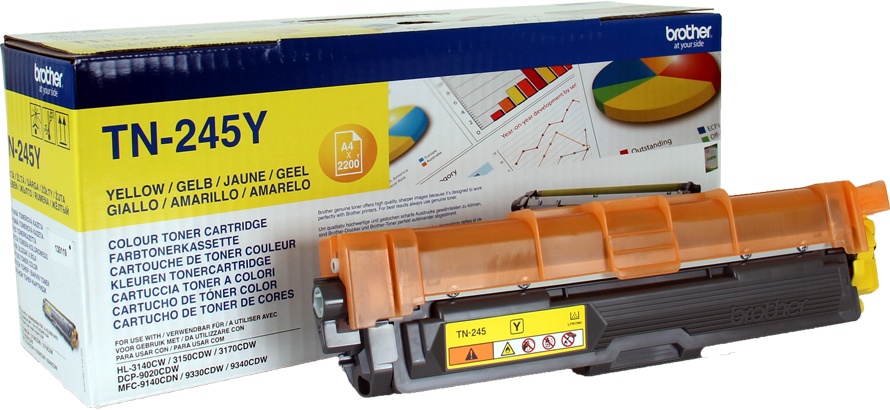 BROTHER TN-245Y Yellow Toner (2200 pages) 2