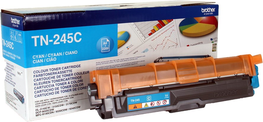 BROTHER TN-245C Cyan Toner (2200 pages) 2