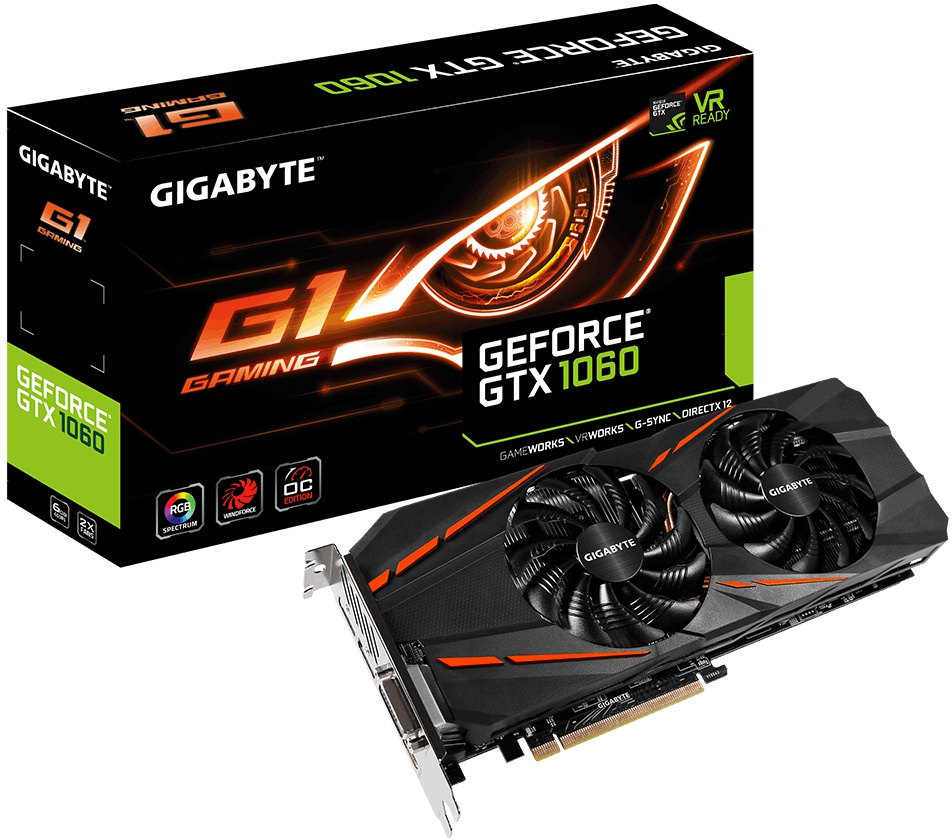 GIGABYTE GeForce GTX 1060 G1 Gaming 6GB