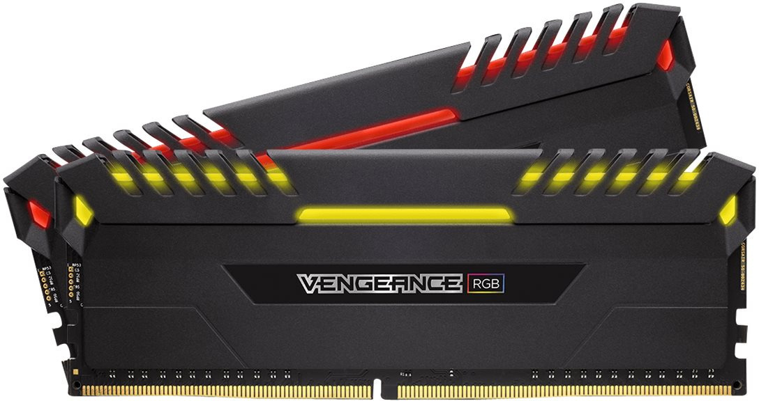 CORSAIR 16GB kit DDR4 3200 Vengeance RGB Black