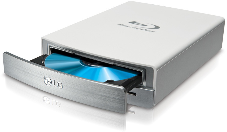 LG BE16NU50 Blu-ray brander, Extern