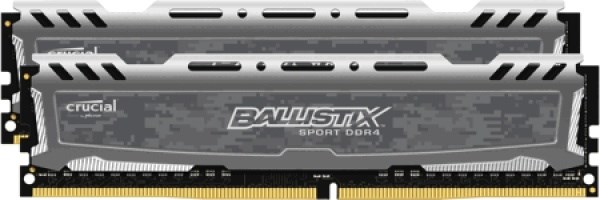 CRUCIAL 16GB kit DDR4 2400 Ballistix Sport LT Grey