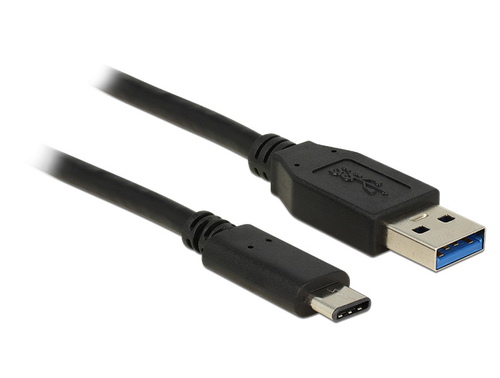 DELOCK 1m USB-C 3.1 naar USB A Male