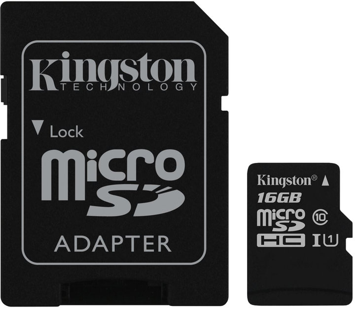 KINGSTON 16GB Canvas Select MicroSDHC UHS-I