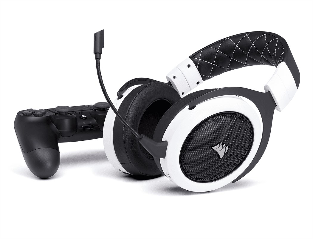 CORSAIR HS70 WIRELESS Gaming Headset White