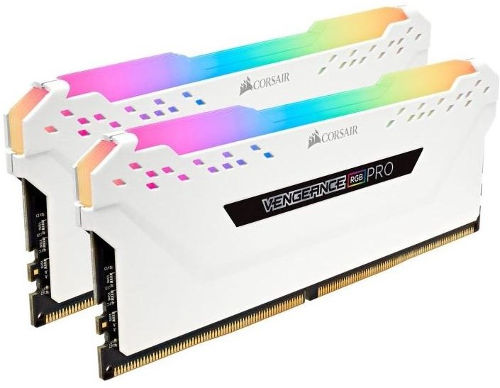 CORSAIR 32GB DDR4 (4x8GB) VENGEANCE RGB PRO 2666 C16 White 2