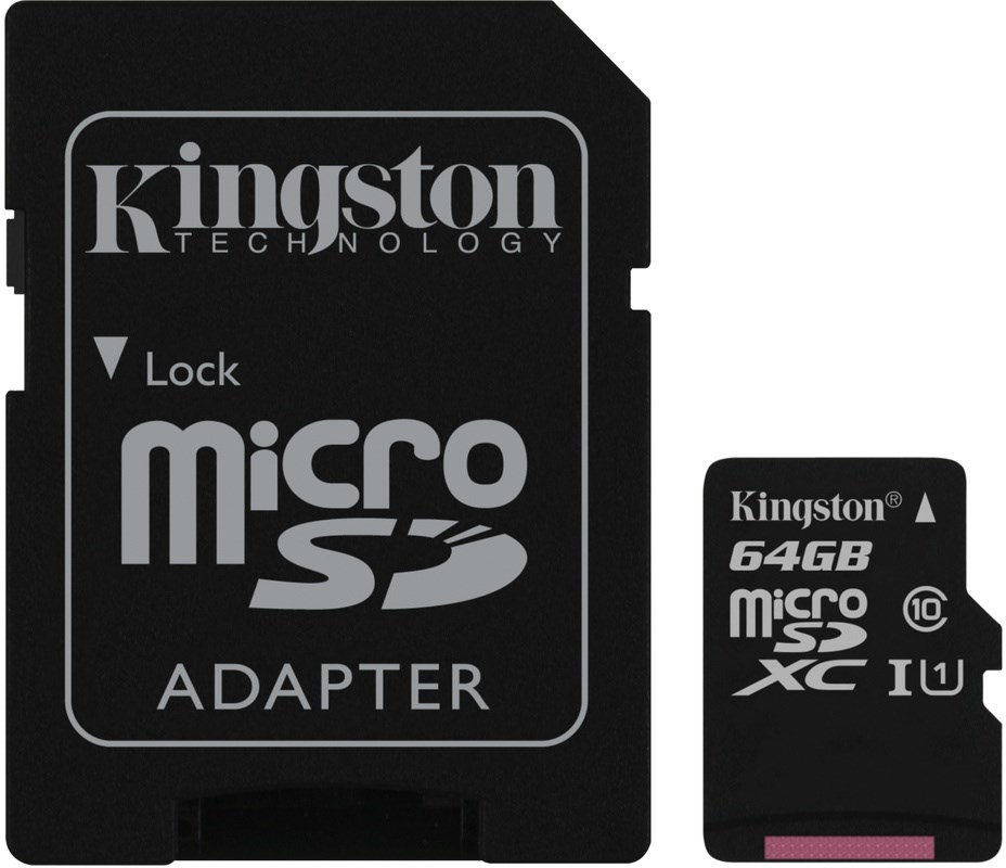 KINGSTON 64GB Canvas Select MicroSDHC UHS-I