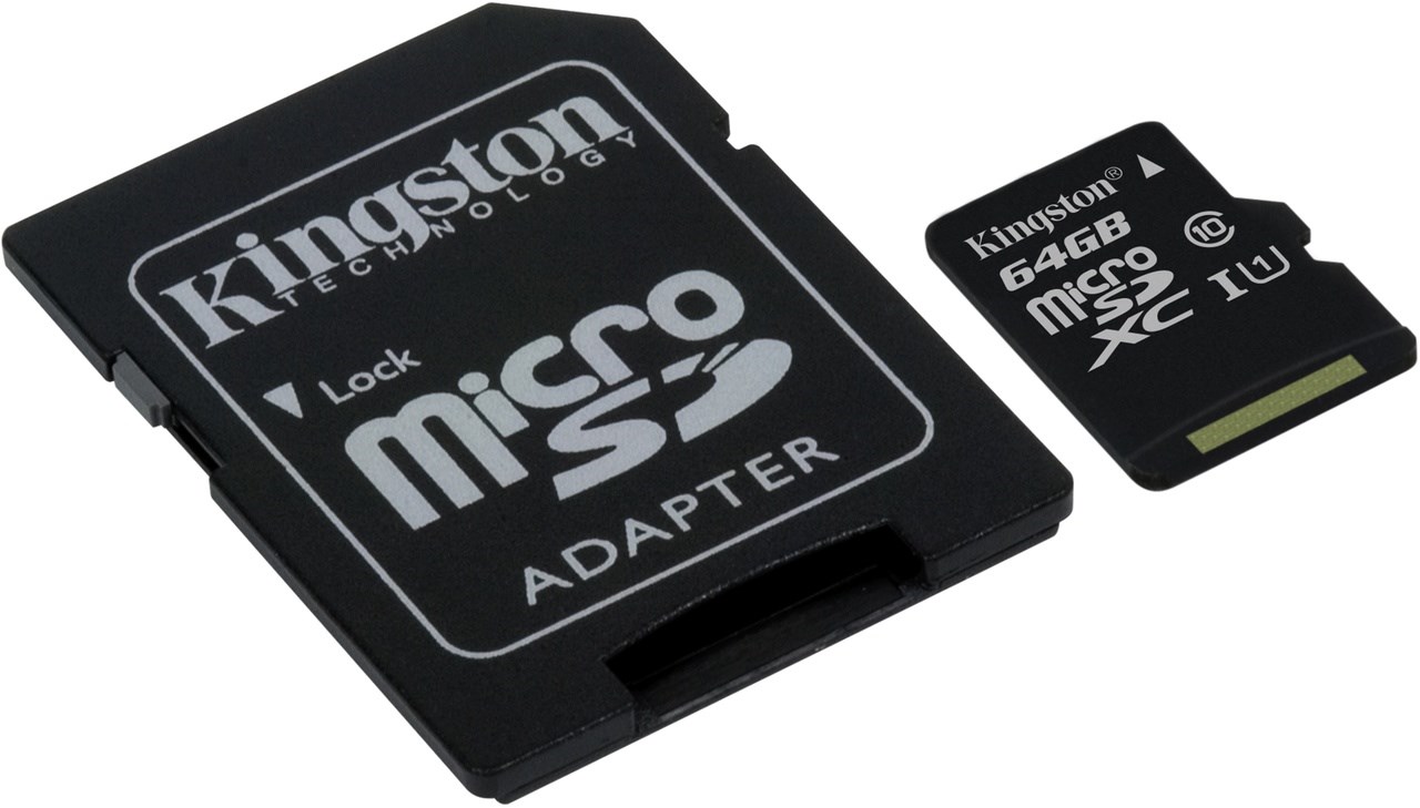 KINGSTON 64GB Canvas Select MicroSDHC UHS-I 2