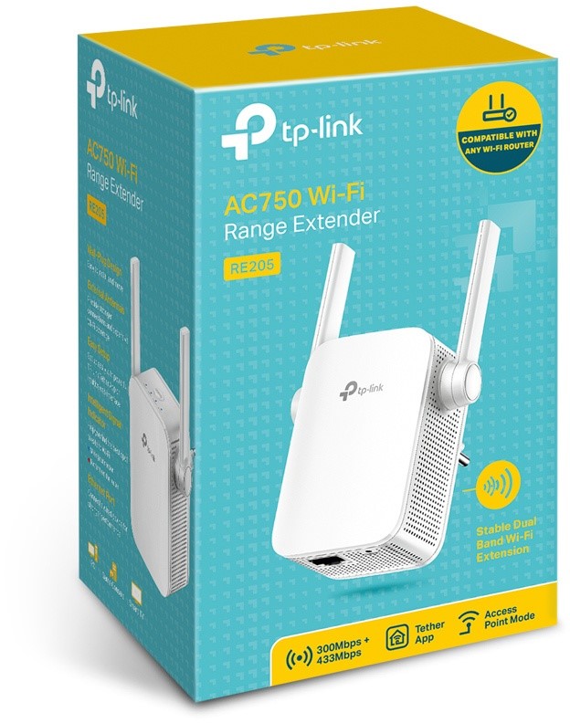 TP-LINK RE205 AC750 Wi-Fi Range Extender 4