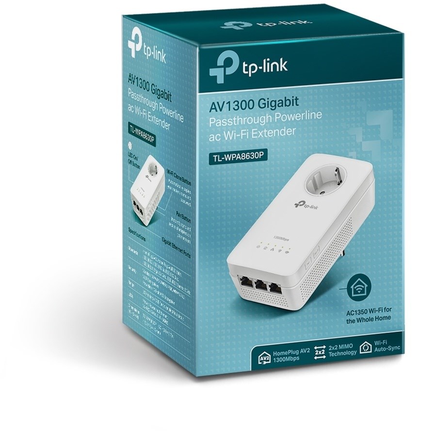 TP-LINK TL-WPA8630P AV1300 Powerline Wi-Fi Single pack 5