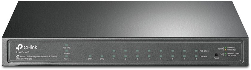 TP-LINK T1500G-10PS 8-Port Gigabit Smart PoE 3