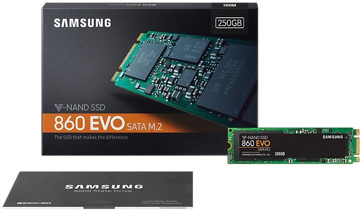 SAMSUNG 860 EVO M.2 250GB  2