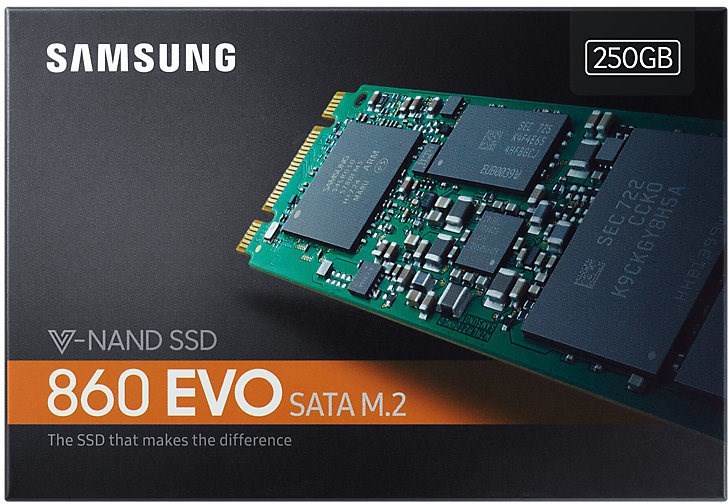 SAMSUNG 860 EVO M.2 250GB  3