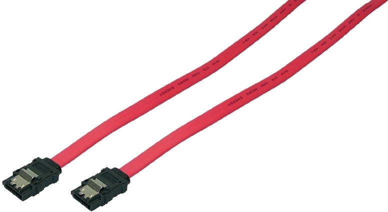 LOGILINK 0.5m SATA Cable RED