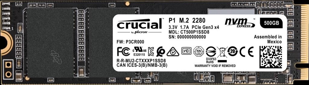 CRUCIAL P1 500GB 2
