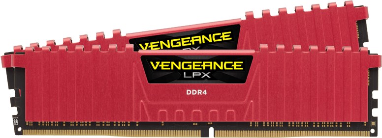 CORSAIR 16GB Vengeance LPX Red DDR4-3200 CL16