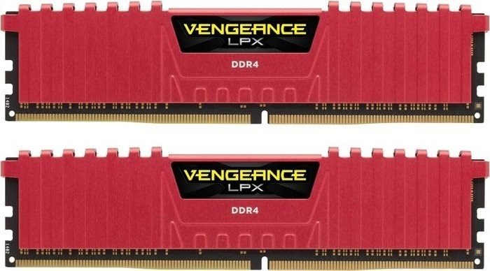 CORSAIR 16GB Vengeance LPX Red DDR4-3200 CL16 2