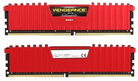 CORSAIR 16GB Vengeance LPX Red DDR4-3000 CL15 3