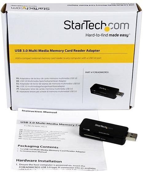 STARTECH USB 3.0 External Card Reader - SD 4