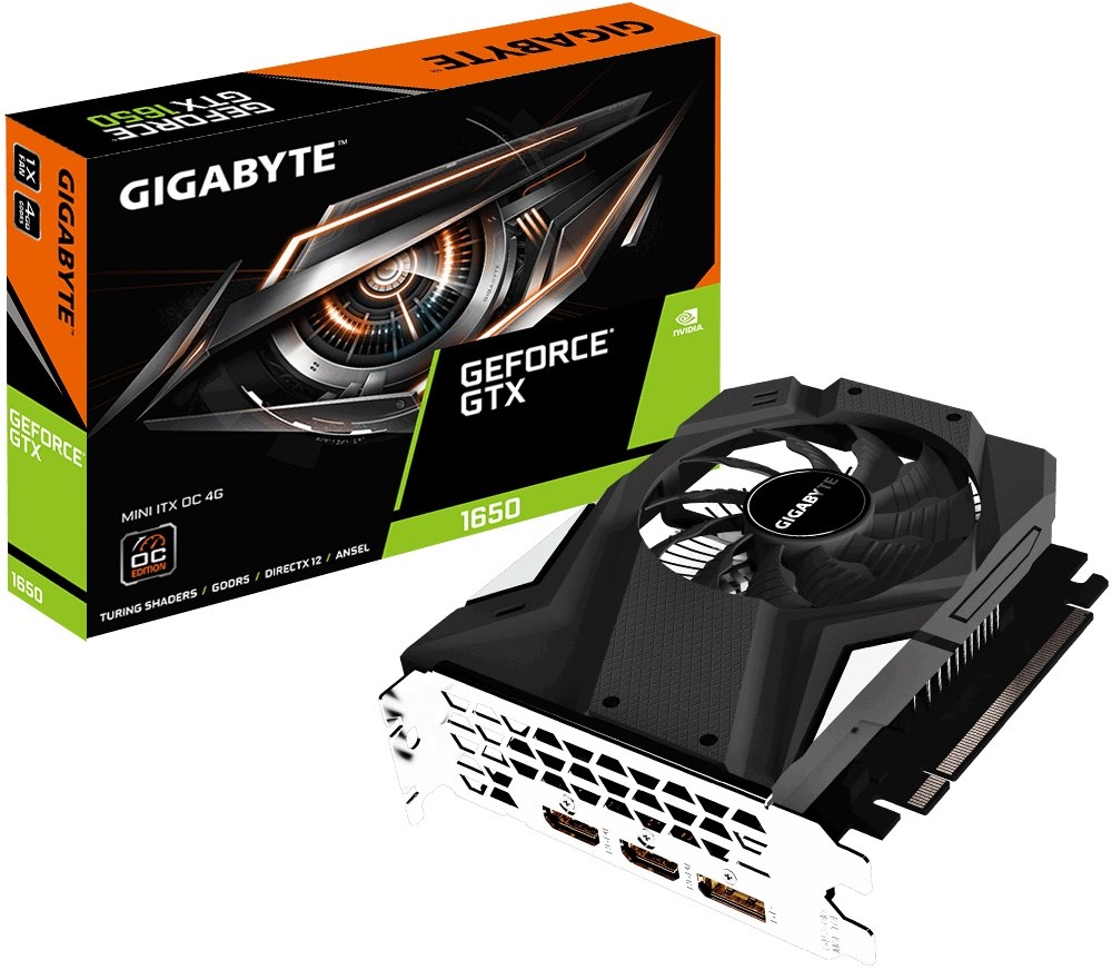 GIGABYTE GeForce GTX 1650 Mini ITX OC 4GB 2