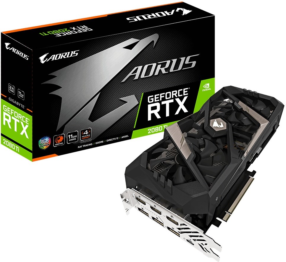 GIGABYTE Aorus GeForce RTX 2080 Ti 11GB 