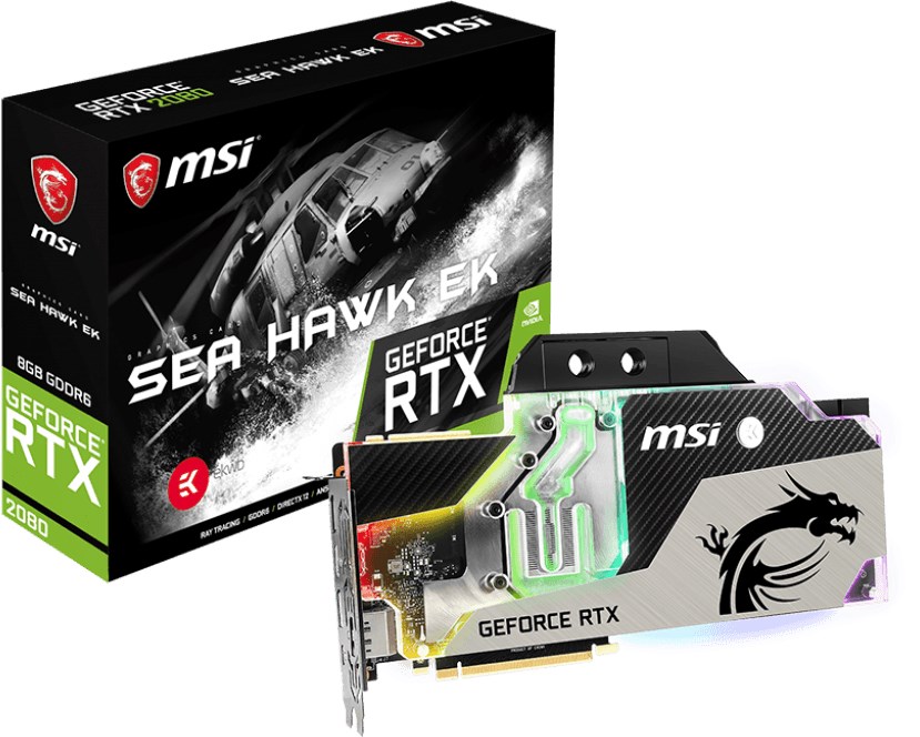 MSI GeForce RTX 2080 Sea Hawk EK X 8GB 