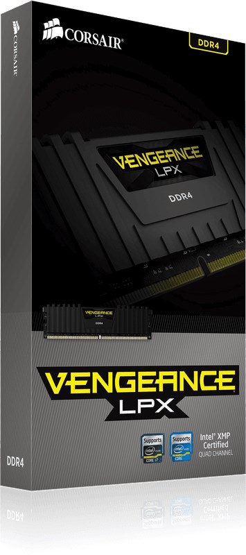 CORSAIR 32GB Vengeance LPX Black DDR4-2666 CL16 quad kit 2