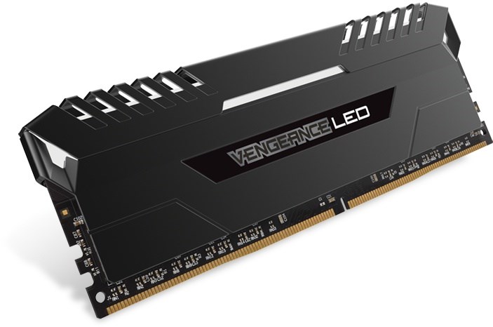 CORSAIR 16GB Vengeance Black-White LED DDR4-2666 CL16 kit 4