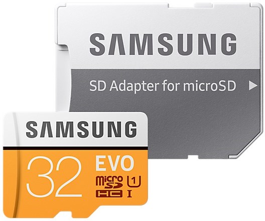 SAMSUNG 32GB MicroSDHC EVO 3