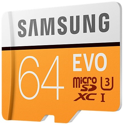 SAMSUNG 64GB MicroSDXC EVO 3
