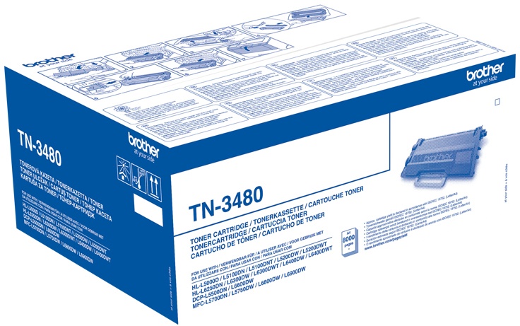 BROTHER TN-3480 Toner 8000p 2