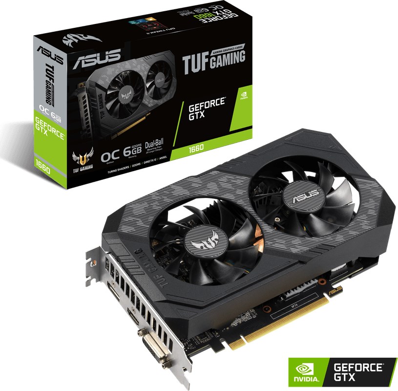 ASUS GeForce GTX 1660 TUF OC Gaming 6GB