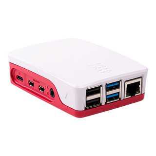 RASPBERRY Pi Official RASPBERRY Pi 4 Case in Red/White