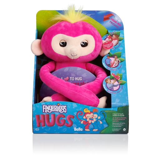 Fingerlings Hugs - roze knuffelaap