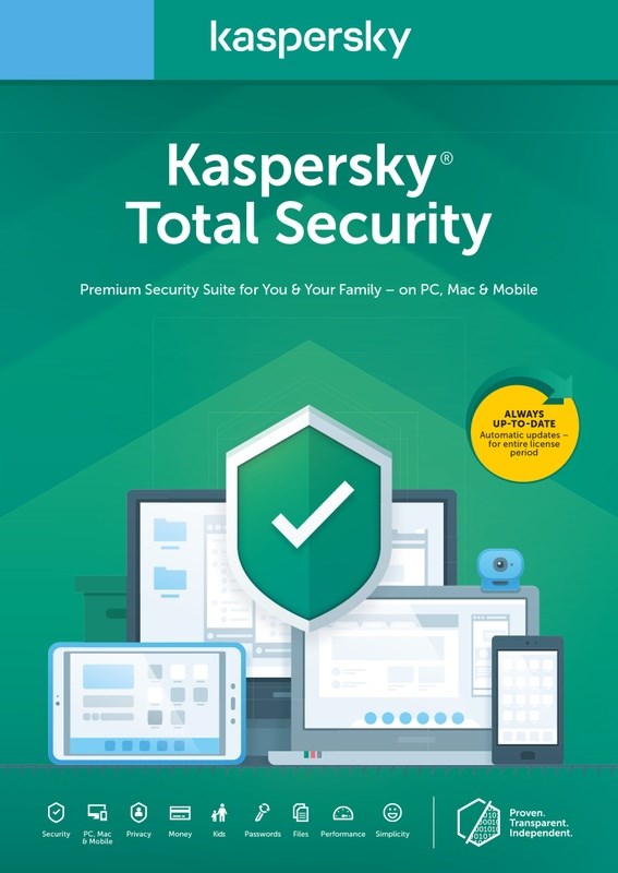 KASPERSKY Total Security 2020 3-device 1-year (BE)