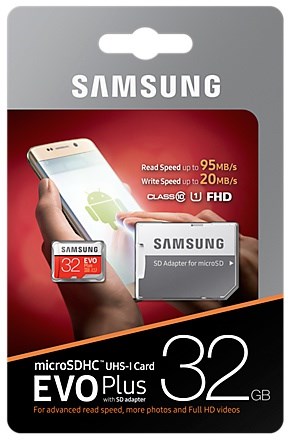 SAMSUNG 32GB EVO Plus MicroSDHC 4