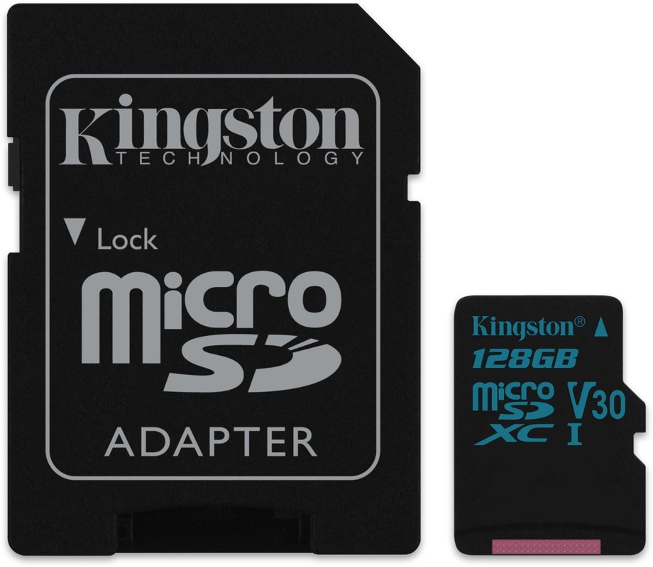 KINGSTON 128GB Canvas Go MicroSDXC UHS-I U3