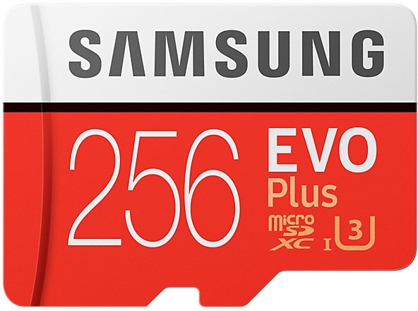 SAMSUNG 256GB Evo+ V2 MicroSDXC UHS-I