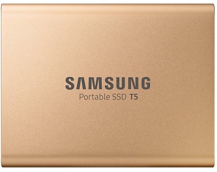 SAMSUNG 500GB Portable SSD T5 (Gold)