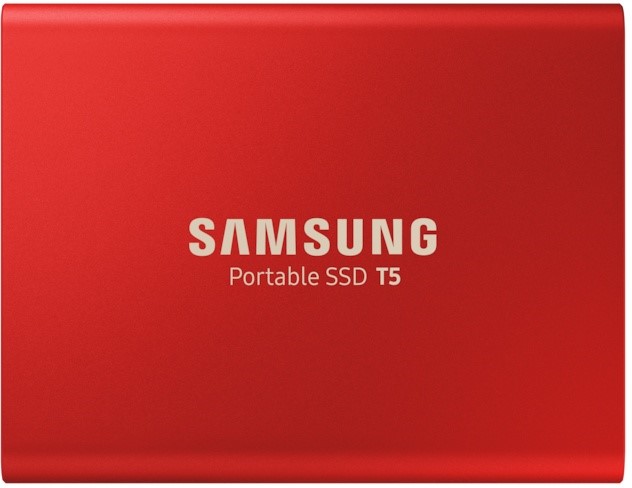SAMSUNG 500GB Portable SSD T5 (Red)